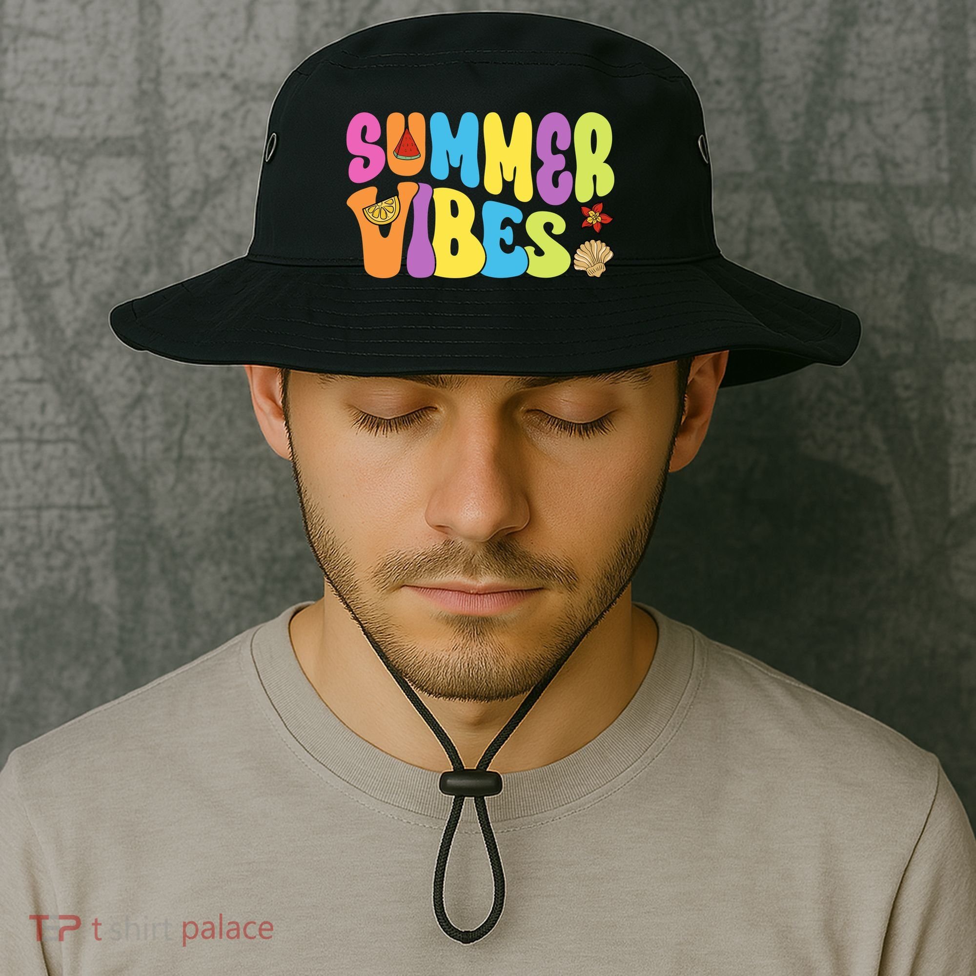 Summer Vibes Beach Life Vacation Bucket Hat