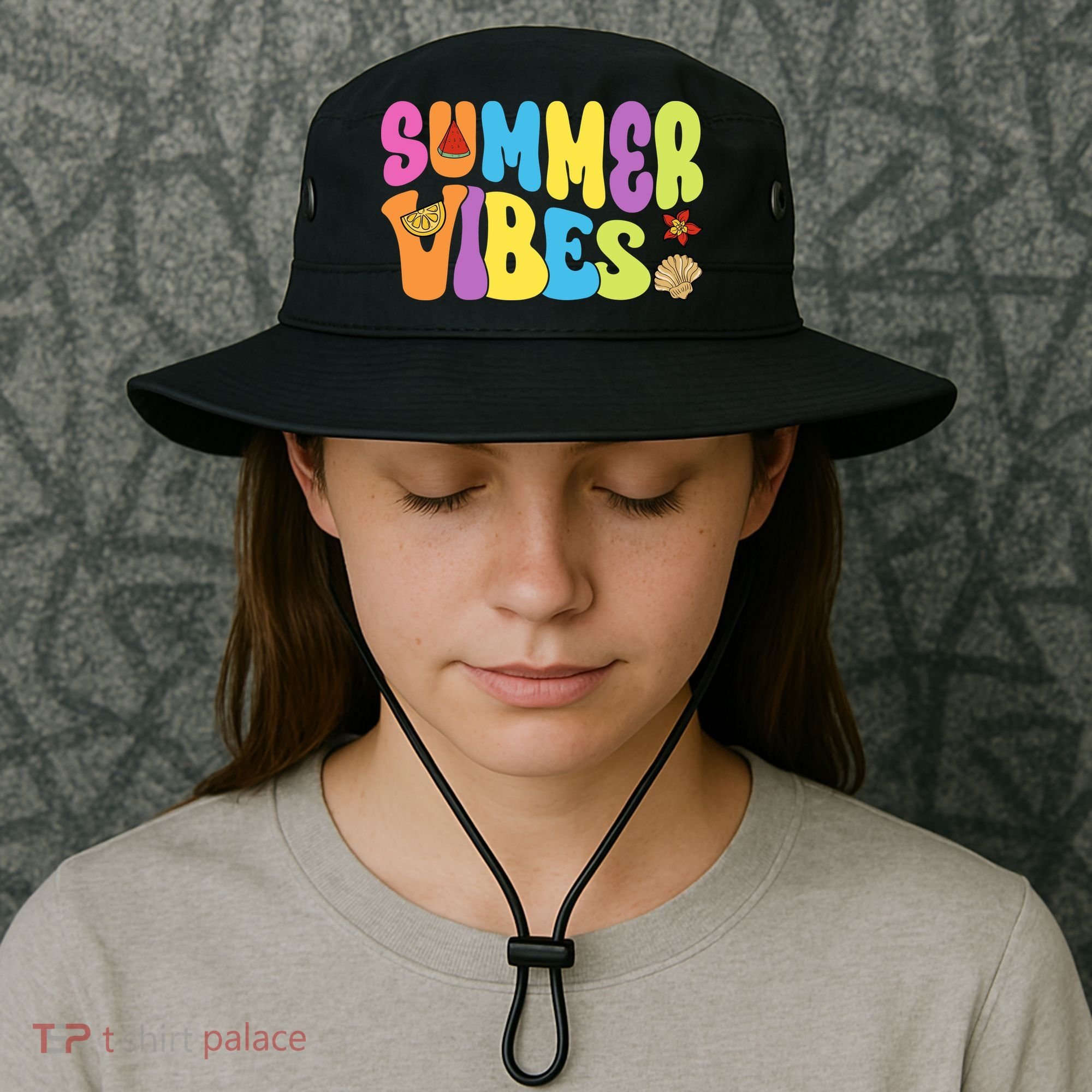 Summer Vibes Beach Life Vacation Bucket Hat