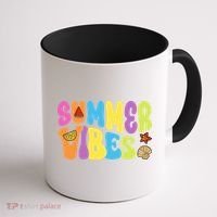Summer Vibes Beach Life Vacation Coffee Mug thumb 1