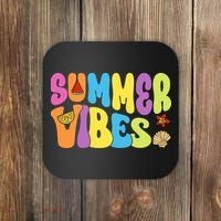 Summer Vibes Beach Life Vacation Coaster thumb 0