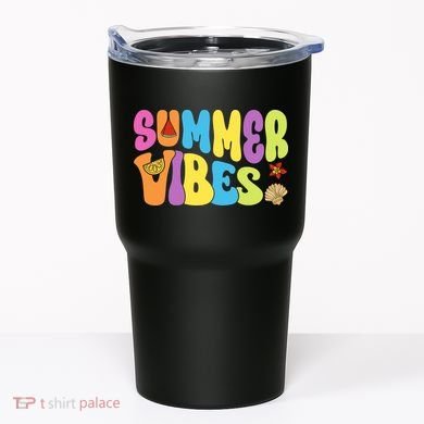Summer Vibes Beach Life Vacation Tumbler