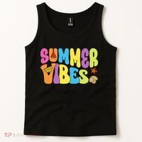 Summer Vibes Beach Life Vacation Tank Top thumb 2