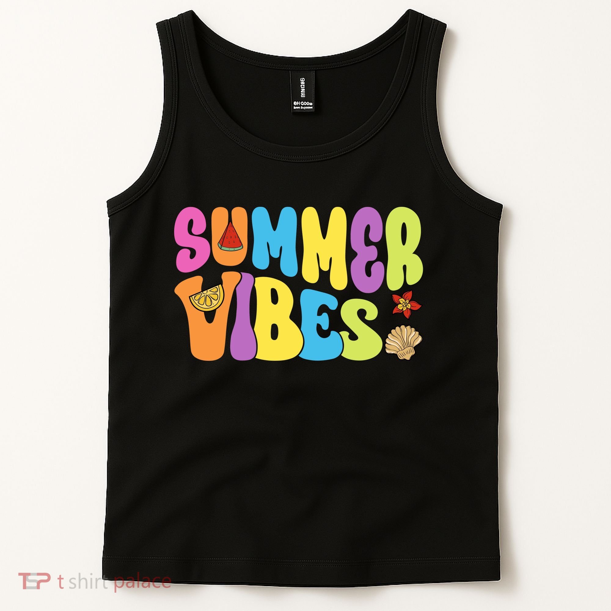 Summer Vibes Beach Life Vacation Tank Top