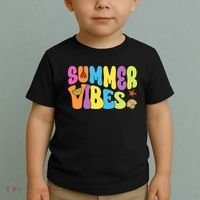 Summer Vibes Beach Life Vacation Toddler T-Shirt thumb 2