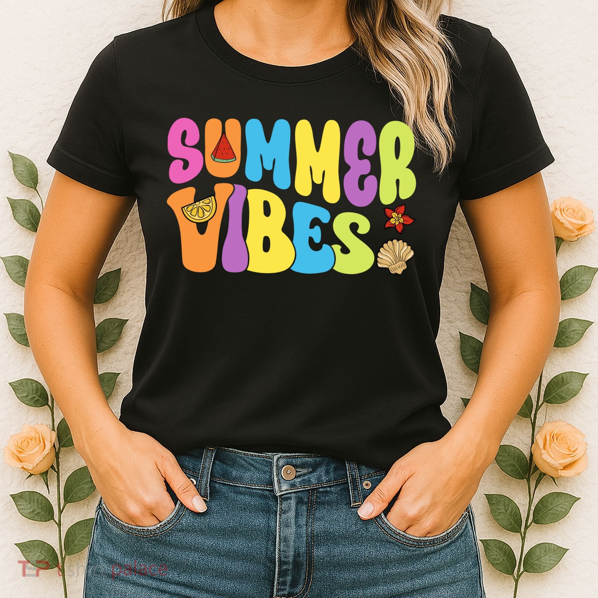 Summer Vibes Beach Life Vacation Women's T-Shirt