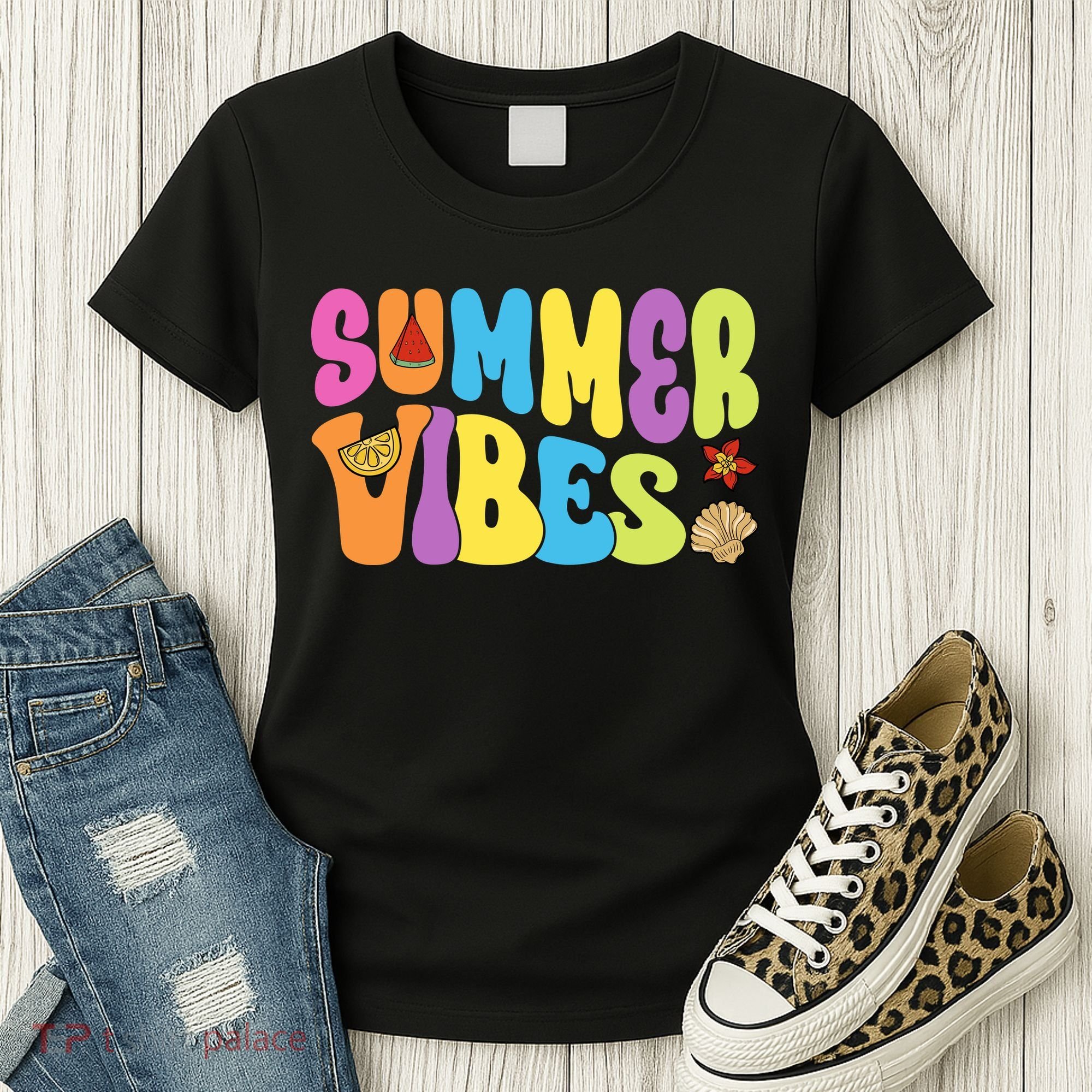 Summer Vibes Beach Life Vacation Women's T-Shirt