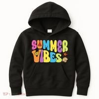 Summer Vibes Beach Life Vacation Kids Hoodie thumb 0