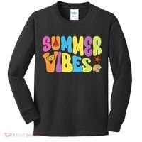 Summer Vibes Beach Life Vacation Kids Long Sleeve Shirt thumb 0