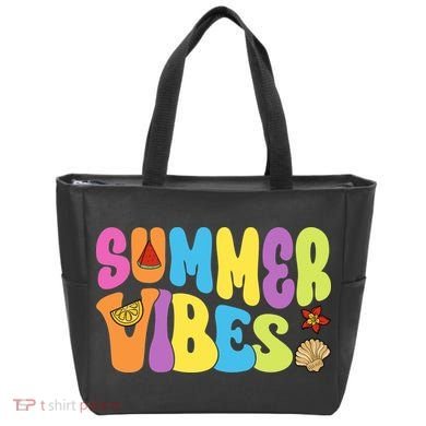 Summer Vibes Beach Life Vacation Tote Bag