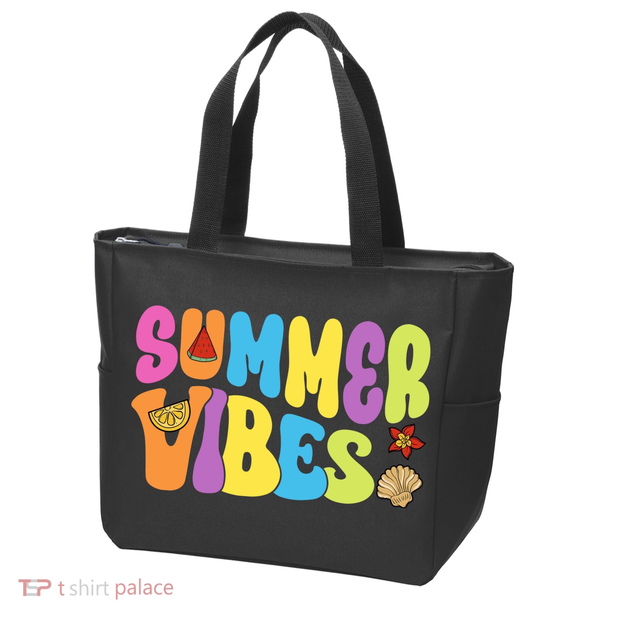 Summer Vibes Beach Life Vacation Tote Bag