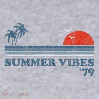 Summer Vibes Beach Retro Sunset 70S Women's Sweatshirt thumb 2