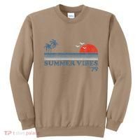 Summer Vibes Beach Retro Sunset 70S Sweatshirt thumb 0
