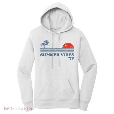 Summer Vibes Beach Retro Sunset 70S Women's Hoodie