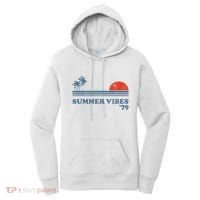 Summer Vibes Beach Retro Sunset 70S Women's Hoodie thumb 0