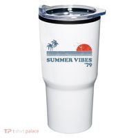 Summer Vibes Beach Retro Sunset 70S Tumbler thumb 0