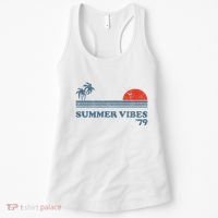 Summer Vibes Beach Retro Sunset 70S Women's Tank Top thumb 0
