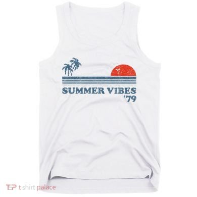 Summer Vibes Beach Retro Sunset 70S Tank Top