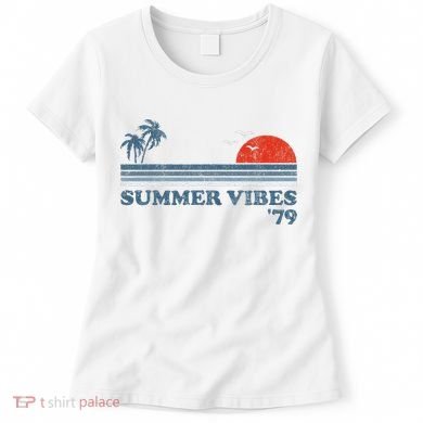 Summer Vibes Beach Retro Sunset 70S Women's T-Shirt