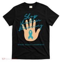 Stop Victim Blaming Sexual Assault Awareness T-Shirt thumb 0