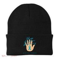 Stop Victim Blaming Sexual Assault Awareness Beanie thumb 0