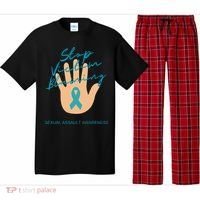 Stop Victim Blaming Sexual Assault Awareness Pajama Set thumb 0