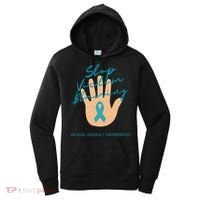 Stop Victim Blaming Sexual Assault Awareness Women's Hoodie thumb 0