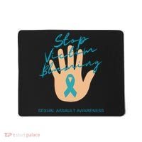 Stop Victim Blaming Sexual Assault Awareness Mousepad thumb 0