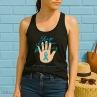 Stop Victim Blaming Sexual Assault Awareness Women's Tank Top thumb 2