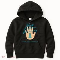 Stop Victim Blaming Sexual Assault Awareness Kids Hoodie thumb 0