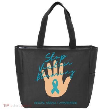 Stop Victim Blaming Sexual Assault Awareness Tote Bag