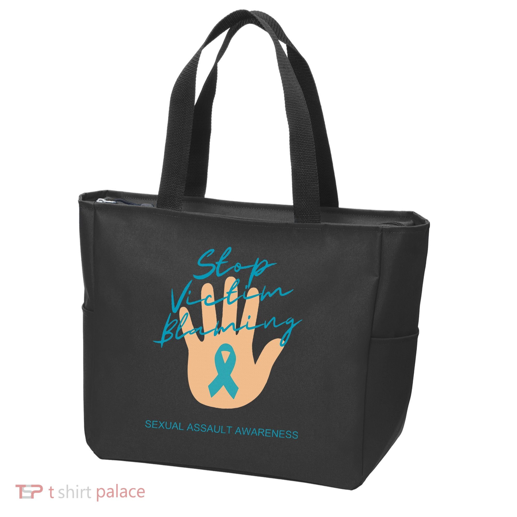 Stop Victim Blaming Sexual Assault Awareness Tote Bag