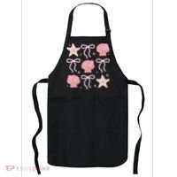 Summer Vibe Coquette Bow Pearl Clam Starfish Cotton Candy Apron thumb 0