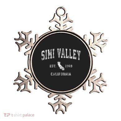 Simi Valley California Ca Vintage Athletic Sports Design Ornament