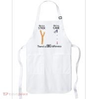Stick Vs Cane TVI White Cane Awareness Blind Apron thumb 0