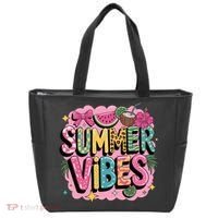 Summer Vibes Couqette Bow Melon Tote Bag thumb 0