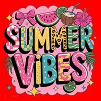 Summer Vibes Couqette Bow Melon Santa Hat thumb 1