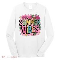 Summer Vibes Couqette Bow Melon Long Sleeve Shirt thumb 0