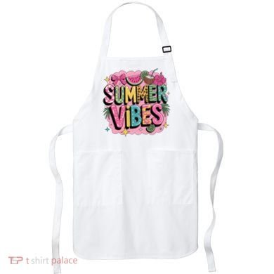 Summer Vibes Couqette Bow Melon Apron