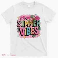Summer Vibes Couqette Bow Melon T-Shirt thumb 0