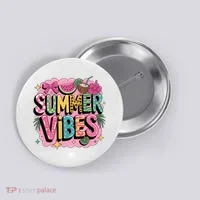 Summer Vibes Couqette Bow Melon Button thumb 0
