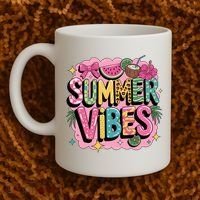 Summer Vibes Couqette Bow Melon Coffee Mug thumb 2