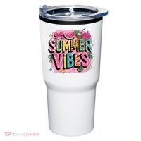 Summer Vibes Couqette Bow Melon Tumbler thumb 0