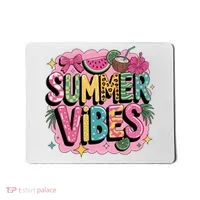 Summer Vibes Couqette Bow Melon Mousepad thumb 0