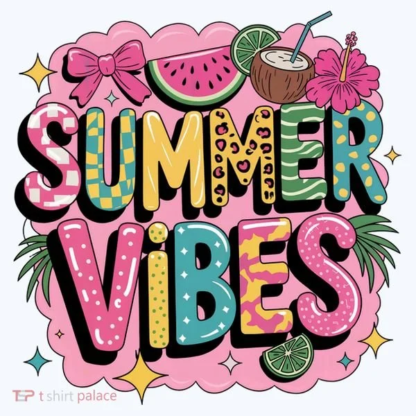 Summer Vibes Couqette Bow Melon Ornament