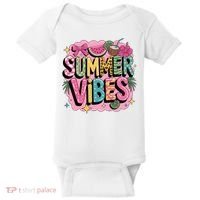 Summer Vibes Couqette Bow Melon Baby Bodysuit thumb 0
