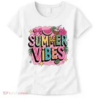 Summer Vibes Couqette Bow Melon Women's T-Shirt thumb 0