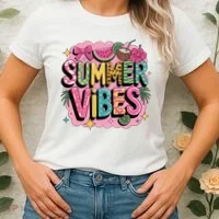 Summer Vibes Couqette Bow Melon Women's T-Shirt thumb 2
