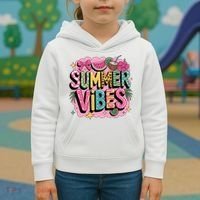 Summer Vibes Couqette Bow Melon Kids Hoodie thumb 3