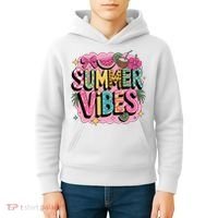 Summer Vibes Couqette Bow Melon Kids Hoodie thumb 4