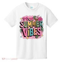 Summer Vibes Couqette Bow Melon Kids T-Shirt thumb 0